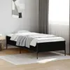 Image de vidaXL Cadre de lit sans matelas noir 90x200 cm