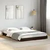 Image de vidaXL Cadre de lit sans matelas noir 135x190 cm