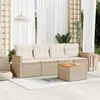 Image de VIDAXL Salon de jardin avec coussins - Beige