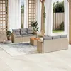 Image de VIDAXL Salon de jardin 7 pcs - Mélange beige