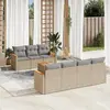 Image de VIDAXL Salon de jardin - 8 pcs - Mélange beige
