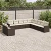 Image de vidaXL Salon de jardin 11 pcs
