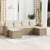 Image de vidaXL Salon de jardin - Beige
