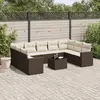 Image de VidaXL Ensemble de Jardin 10 Pièces - Marron