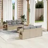 Image de vidaXL Ensemble de jardin avec coussins 7 pièces - Beige