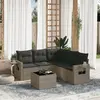 Image de vidaXL Ensemble de jardin 6 pcs avec coussins