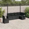 Image de vidaXL Ensemble de jardin 6 pcs avec coussins