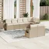 Image de vidaXL Salon 8 pcs coussins - Beige