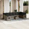 Image de Salon de jardin 11 pcs vidaXL - Gris