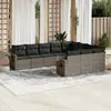Image de VIDAXL Salon de jardin 10 pcs gris