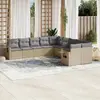 Image de VIDAXL Salon de jardin 10 pcs - Beige