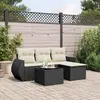 Image de VIDAXL Salon de jardin 5 pcs - Noir