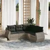 Image de VidaXL Salon de jardin - Gris clair