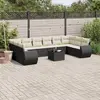 Image de vidaXL Salon Modulaire 11 pcs - Noir