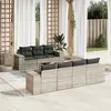 Image de Salon de jardin vidaXL - Gris clair