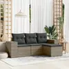Image de Salon de jardin vidaXL - Gris