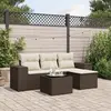 Image de VIDAXL Salon de Jardin 5 pcs - Marron