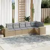 Image de vidaXL Salon 6pcs avec Coussins - Beige