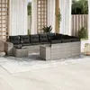 Image de vidaXL Ensemble de jardin 11 pcs avec coussins