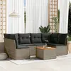 Image de Salon de jardin VIDAXL 7 pcs - Gris