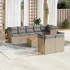 Image de Salon de jardin VidaXL - Mélange beige - Résine tressée