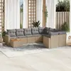 Image de VIDAXL Salon de jardin 10 pcs - Mélange beige