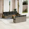 Image de Salon de jardin VIDAXL 11 pcs - Gris