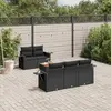 Image de vidaXL Ensemble de jardin 6 pcs avec coussins