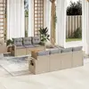 Image de vidaXL Salon de jardin 8pcs