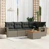 Image de VidaXL Salon de jardin - 6 pcs - Gris