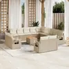 Image de vidaXL Ensemble de jardin 14 pcs - Beige