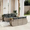Image de VIDAXL Salon de jardin 7 pcs avec coussins - Gris