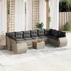 Image de vidaXL Salon de jardin - Gris