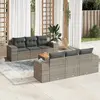 Image de VIDAXL Salon de jardin 7 pcs - Gris