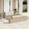 Image de Salon de jardin vidaXL 8 pièces - Beige