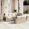 Image de VidaXL Salon de jardin 11 pcs - Beige