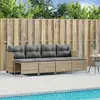 Image de VIDAXL Salon de jardin 5 pcs - Beige