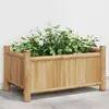 Image de vidaXL Jardinière en bambou - 50 cm