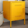 Image de VidaXL Table de chevet - Jaune moutarde