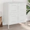 Image de vidaXL Buffet - Blanc