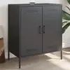 Image de vidaXL Noir - Buffet Métal