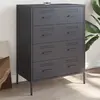 Image de VidaXL Buffet Anthracite 68x39x89 cm
