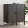 Image de vidaXL Buffets 2 pcs - Noir