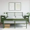 Image de vidaXL Lot de 2 Tables de Chevet Vert Olive