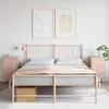 Image de VIDAXL Tables de chevet 2 pcs - Rose acier