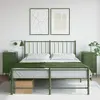 Image de VidaXL Tables de chevet 2 pcs - Vert olive