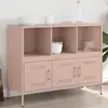Image de vidaXL Buffet rose 100,5x39x79 cm