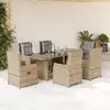 Image de vidaXL Ensemble à manger de jardin 7 pcs