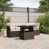 Image de VidaXL Ensemble de Jardin 5 Pièces - Marron