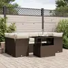 Image de VIDAxL Salon de jardin - 7 pcs - Marron